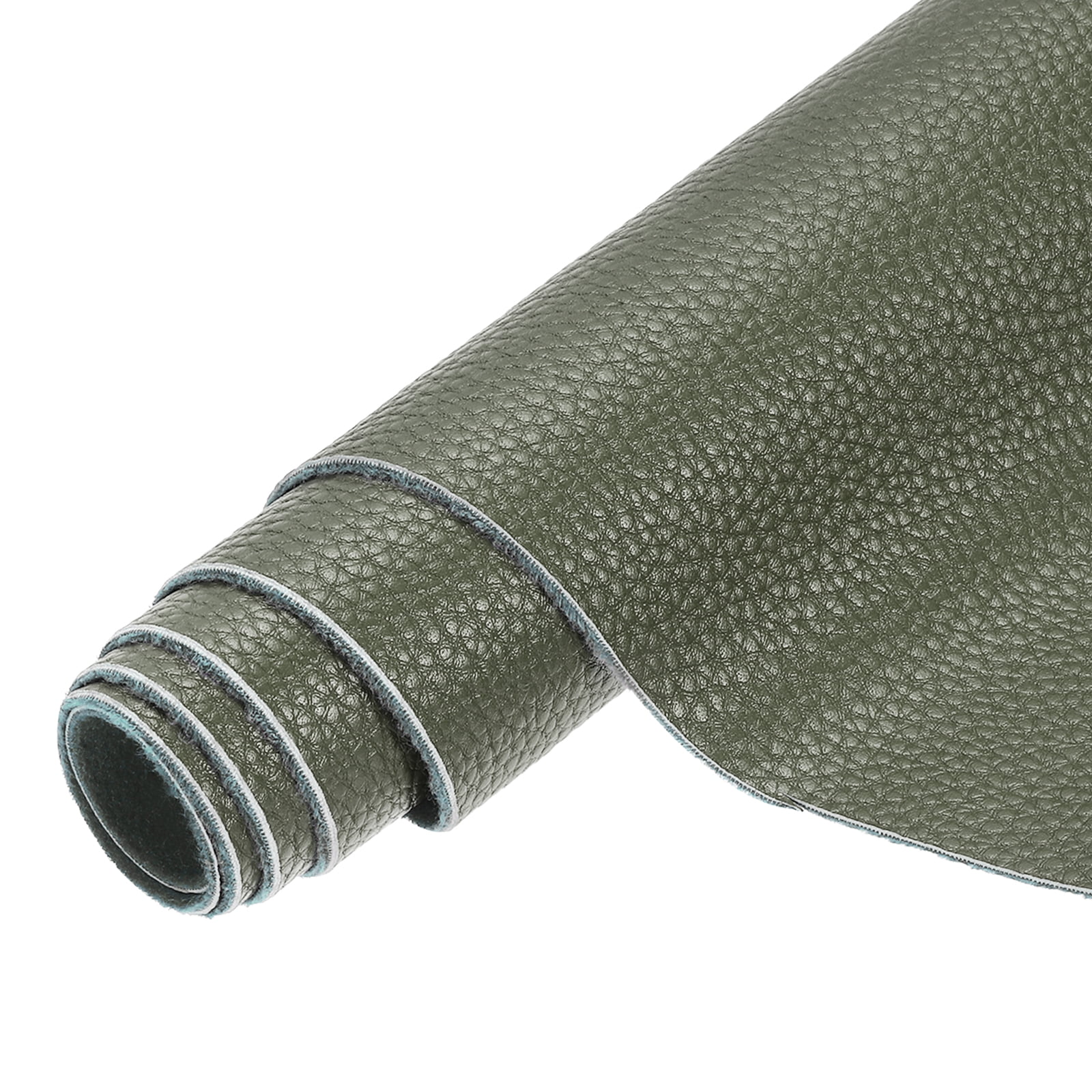 Uxcell Faux Leather Fabric Sheets, 54x36 Inch Waterproof Solid Soft PU Synthetic Leather Sheet for Upholstery Replacement Renovate Sofa Furniture Bag Crafts DIY Sewings(Deep Green)
