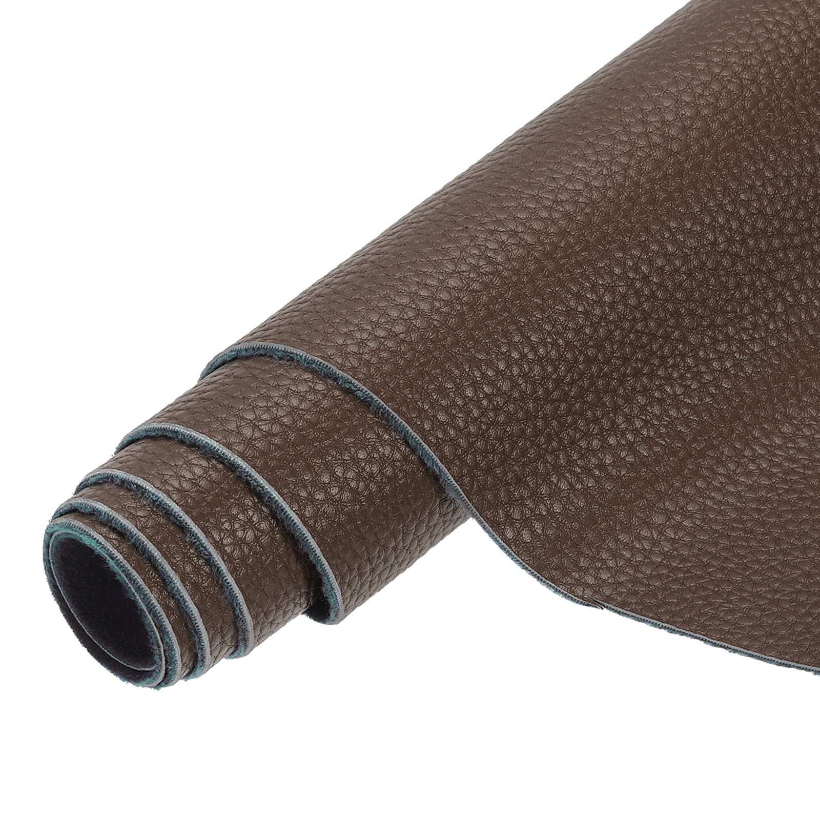 Uxcell Faux Leather Fabric Sheets, 54x36 Inch Waterproof Solid Soft PU Synthetic Leather Sheet for Upholstery Replacement Renovate Sofa Furniture Bag Crafts DIY Sewings(Light Brown)