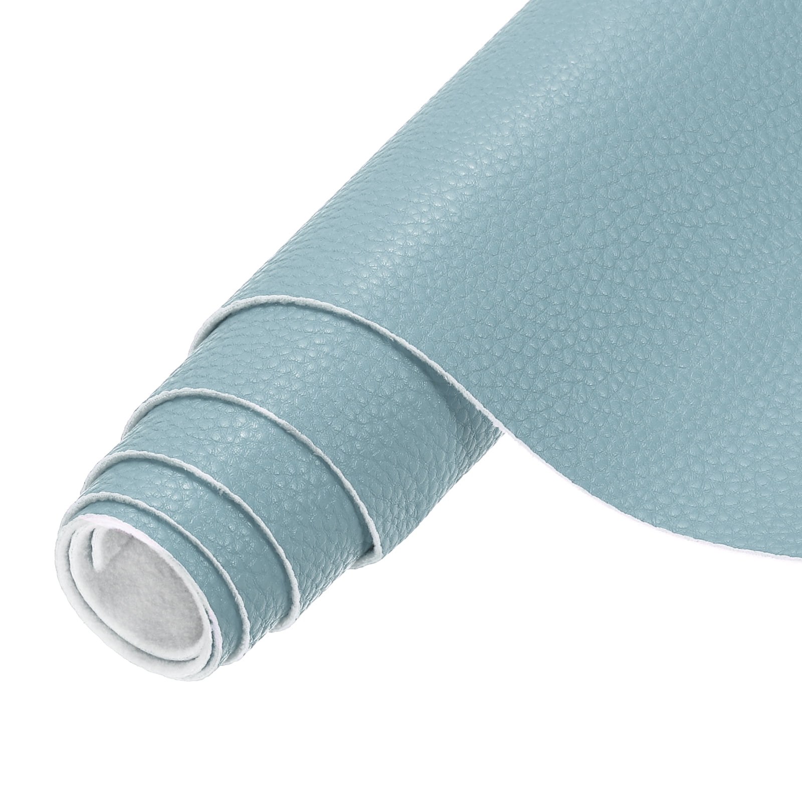 Uxcell Faux Leather Fabric Sheets, 54x36 Inch Waterproof Solid Soft PU Synthetic Leather Sheet for Upholstery Replacement Renovate Sofa Furniture Bag Crafts DIY Sewings(Sky Blue)