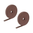 thumbnail image 1 of Uxcell Faux Leather Straps Strip Belt Leather String 0.5cm/0.2" Width for DIY Ornament Accessories,Brown,2pcs, 1 of 6