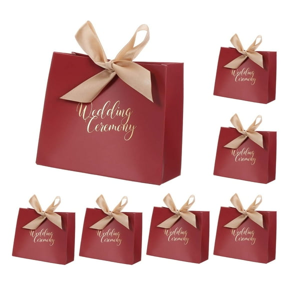 Uxcell Favor Boxes, 50 Pcs 5.5x2.4x5 Inch Candy Party Gift Boxes for Wedding Mother's Day Easter Anniversary, Champagne