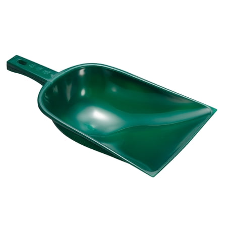Uxcell Feed Scoop PP 13.6" Ice Maker Flour Cereal Sugar Handle Shovel, Green