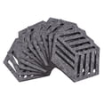 thumbnail image 1 of Uxcell Felt Coasters, Hexagon Mat Pad Coaster for Drink Cup Pot Bowl Vase, Grey 12 Pack, 1 of 5