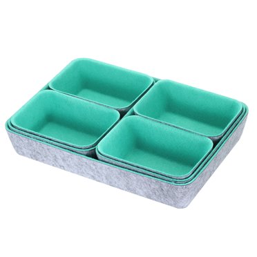 Drawer Organizer Trays, Desk Felt Drawer Organizers Bins Set Of 8 Foldable Drawer