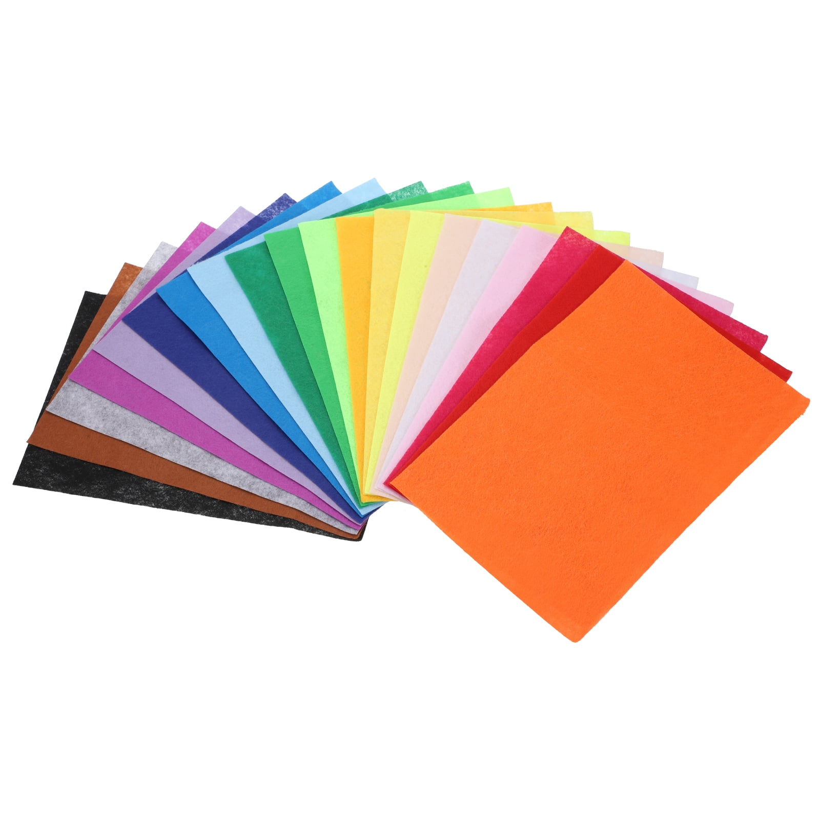 Uxcell Felt Fabric Sheets, 11.8" x 7.9" Assorted Colors Stiff Felt Sheets Squares Nonwoven Patchwork for Crafts DIY Sewing Projects Decoration (20 Color, Pack of 20)