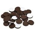 thumbnail image 1 of Uxcell Felt Furniture Pads 25mm Dia 5mm Thick Self Adhesive Floor Protectors, Brown 48Pcs, 1 of 5