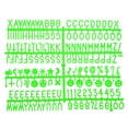 thumbnail image 1 of Uxcell Felt Letter Board Letters Numbers Symbols 3/4 inch Green Alphabet Message Board Changeable, 1 of 6