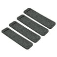 thumbnail image 1 of Uxcell Felt Pencil Case Mini Pen Pocket Protector Sleeve Pouch, Dark Gray 4 Pack, 1 of 5