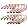 thumbnail image 1 of Uxcell Female to Female 8Pin Breadboard Jumper Wire 2.54mm Double Row 30cm for Breadboard Electronic Projects,10 Pcs, 1 of 6