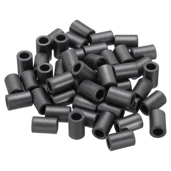 Uxcell Ferrite Toroid Core, Toroid Core 0.4" ODx0.2" IDx0.6" H, Black 50 Pack