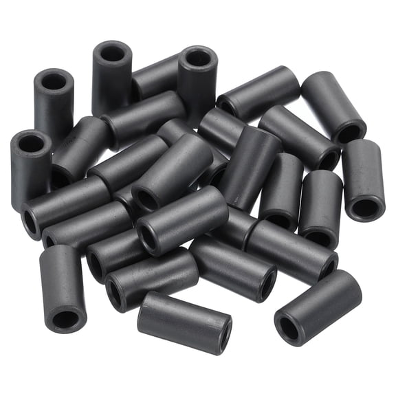 Uxcell Ferrite Toroid Core, Toroid Core 0.4" ODx0.2" IDx0.8" H, Black 30 Pack