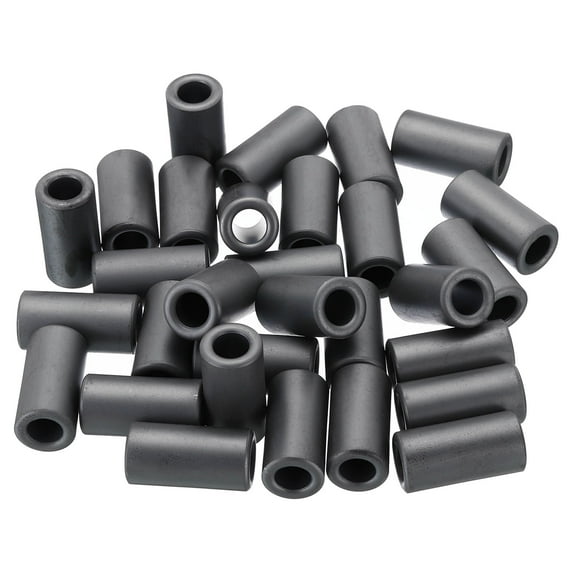 Uxcell Ferrite Toroid Core, Toroid Core 0.6" ODx0.3" IDx1.1" H, Black 30 Pack