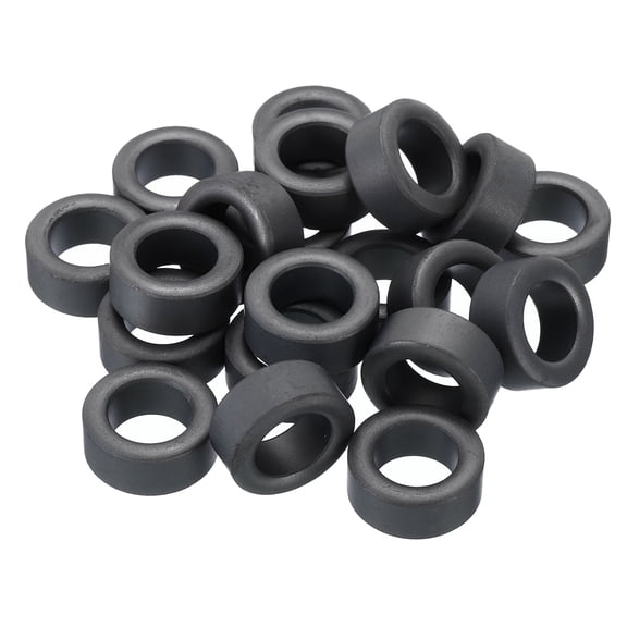 Uxcell Ferrite Toroid Core, Toroid Core 0.9" ODx0.5" IDx0.4" H, Black 20 Pack