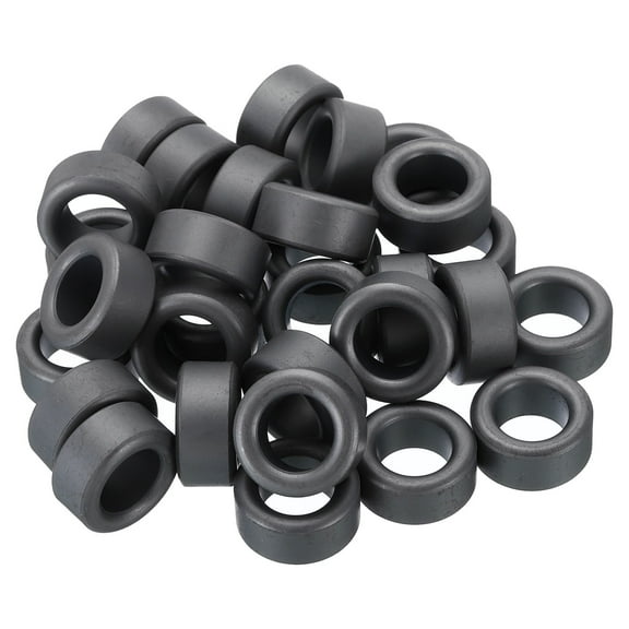 Uxcell Ferrite Toroid Core, Toroid Core 1" ODx0.6" IDx0.5" H, Black 30 Pack