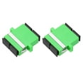 thumbnail image 1 of Uxcell Fiber Optic Coupler SC/APC Single Mode Duplex for Network Internet, 2 Pack, 1 of 6