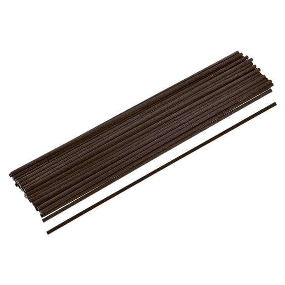 Uxcell Fiber Reed Diffuser Sticks 8.6"x3mm for Aroma Fragrance Essential Oil, Brown Pack of 50