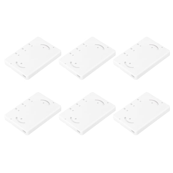 Uxcell Fibre Optic Protection Box Fibre Optical Wiring Protect Case Dustproof 3 to 3 for Optical Network Internet, 6 Pack