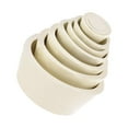 thumbnail image 1 of Uxcell Filter Adapter Funnel Flask Cones Set Tapered Rubber White 9 Sizes, 1 of 5