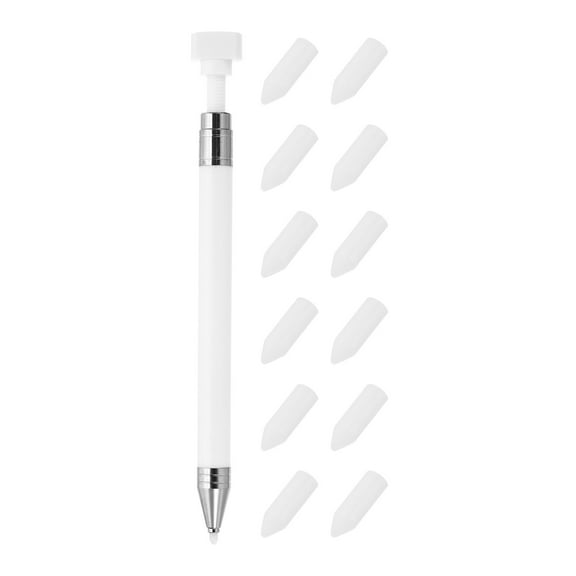 Uxcell Fine Point Diamond Art Pen Diamond Art Accessories with 12Pcs Wax, White