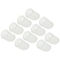 thumbnail image 1 of Uxcell Finger Tips Anti Slip Fingertip Protector, 10 Pack 30mm Silicone Finger Guard, Transparent, 1 of 6