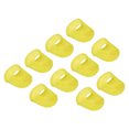 thumbnail image 1 of Uxcell Finger Tips Anti Slip Fingertip Protector, 10 Pack 30mm Silicone Finger Guard, Yellow, 1 of 6