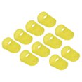thumbnail image 1 of Uxcell Finger Tips Anti Slip Fingertip Protector, 20 Pack 29mm Silicone Finger Guard, Yellow, 1 of 6