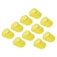 thumbnail image 1 of Uxcell Finger Tips Anti Slip Fingertip Protector, 20 Pack 30mm Silicone Finger Guard, Yellow, 1 of 6
