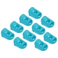 thumbnail image 1 of Uxcell 20 Pcs Finger Tips Anti Slip Fingertip Protector Silicone Finger Guard for Paper Sorting Sewing XS Size Light Blue, 1 of 6