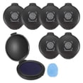 thumbnail image 1 of Uxcell Fingerprint Ink Pads, 6Pcs Thumbprint Ink Pad Quick-Drying & Portable for Notary Stamp Office Supplies Identification ID Security Enforcement Fingerprints, Blue, 1 of 6