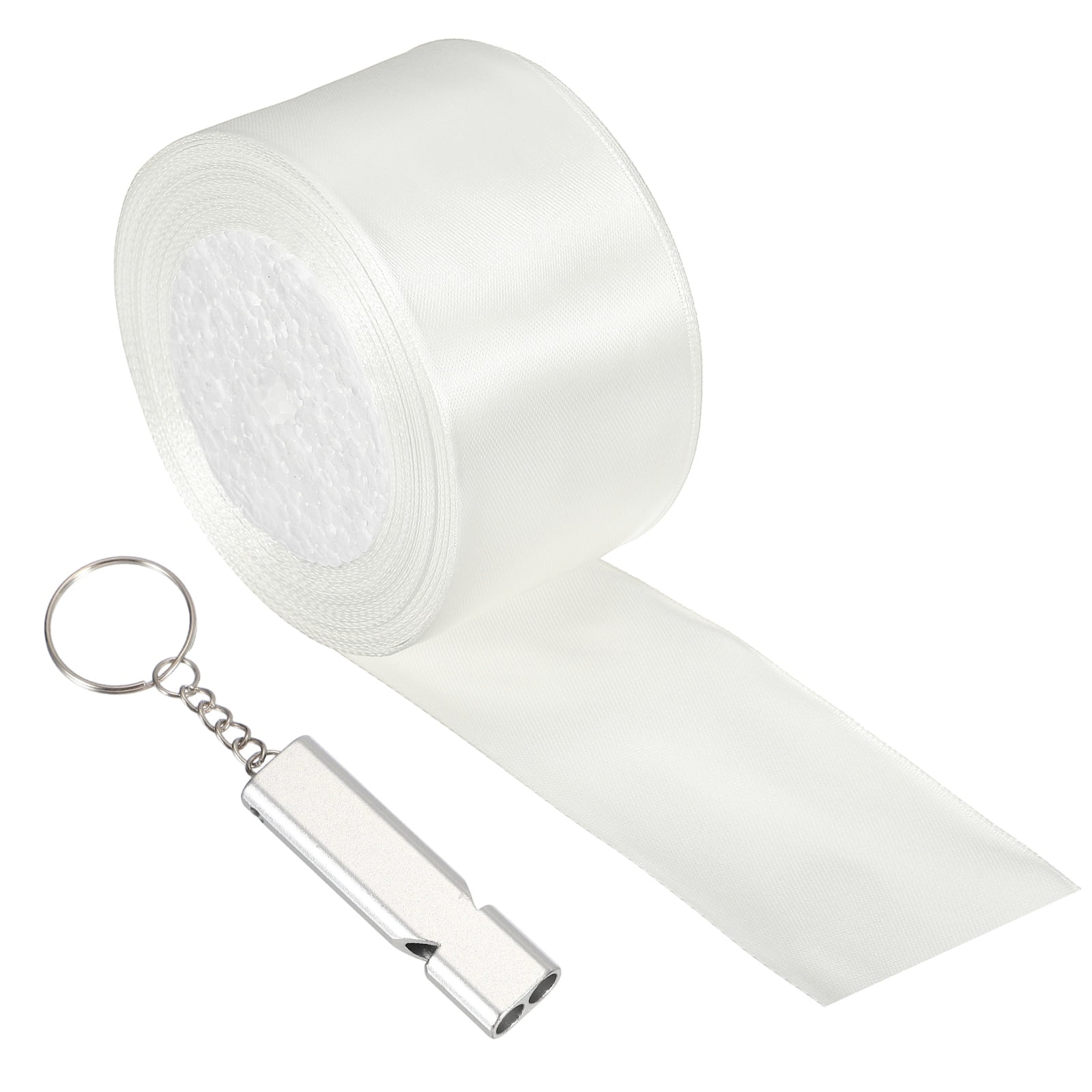 Uxcell Finish Line Satin Ribbon, Double-Faced Polyester Fabric Ribbon ...
