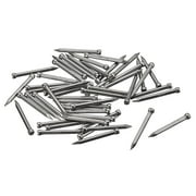 Uxcell Finishing Nails 80 Pack 25mm 1 Inch Hand-Drive Hardware Carbon Steel Lost Head Nails