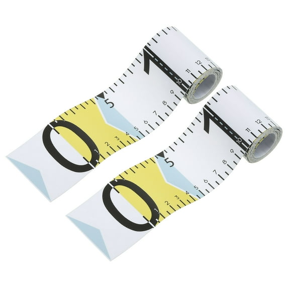 Uxcell Fish Ruler, 2 Pack 53 Inch Fish Measuring Waterproof for Fishing Boat Kayak Workbench, Yellow
