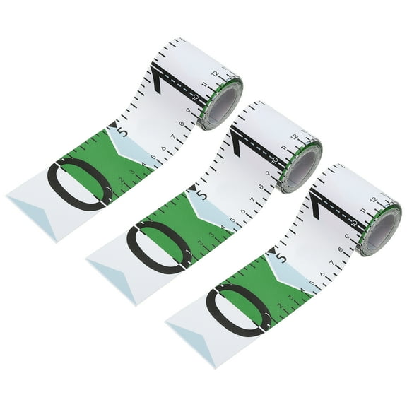 Uxcell Fish Ruler, 3 Pack 53 inch Fish Measuring Tape Waterproof for Fishing Boat Kayak Workbench, Green