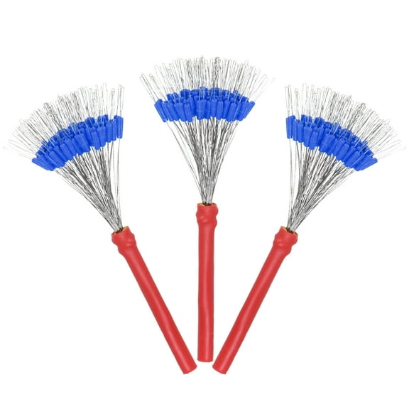 Uxcell Fishing Bobber Stops [300PCS] Column Floats Sinker Stops for Streams & Lake Fishing - Blue Silicone