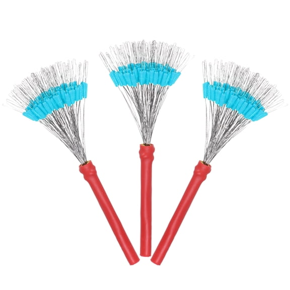 Uxcell Fishing Bobber Stops [300PCS] Column Floats Sinker Stops for Streams & Lake Fishing - Light Blue Silicone