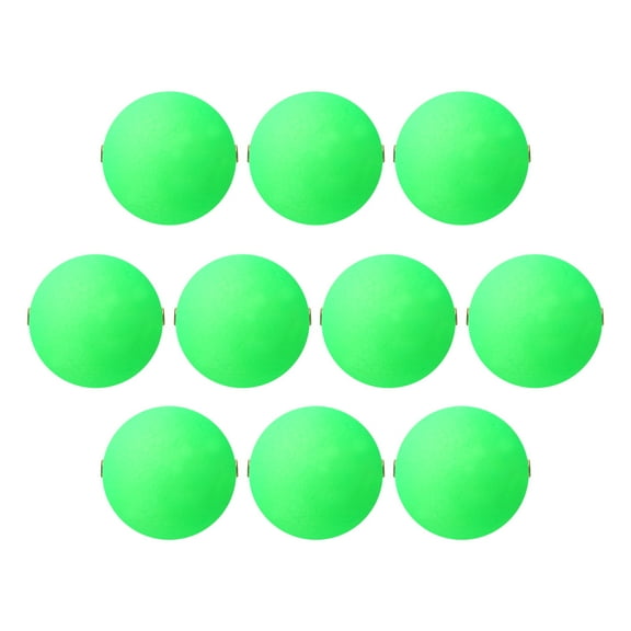 Uxcell Fishing Bobbers Floats 1.1 Inch Dia, 10 Pack Fishing Rig Float Round Slip Responsive Pompano Floats Buoy Rig Stoppers, Green