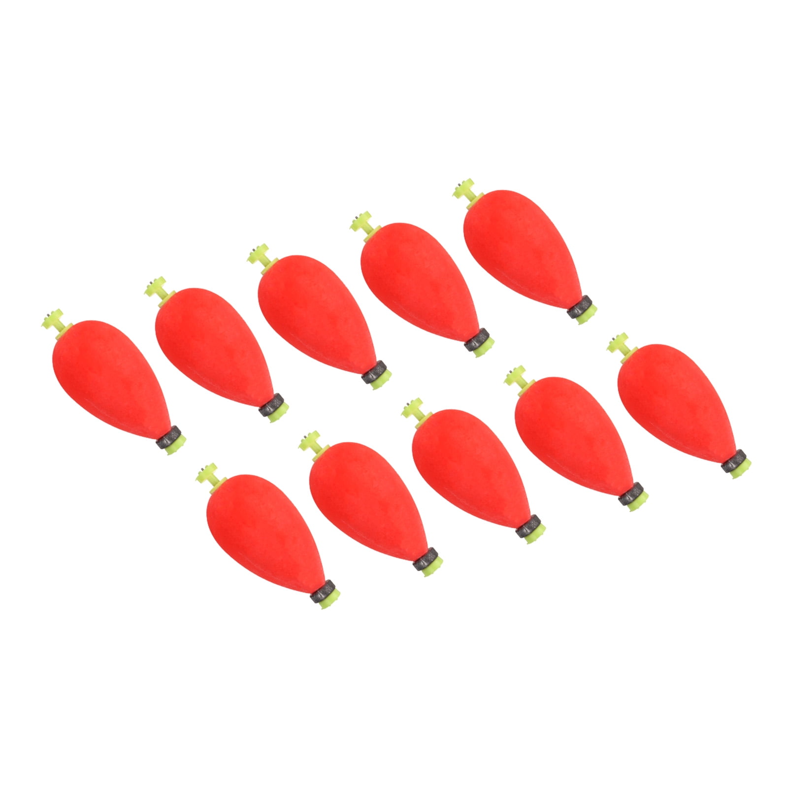 Uxcell Fishing Bobbers Floats 2.4 Inch, Pear Shape EVA Spring Foam