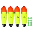 thumbnail image 1 of Uxcell Fishing Slip Bobbers, EVA Foam Bobbers Slip Floats with Fish Beads 0.5 oz, 1 of 7