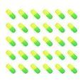 thumbnail image 1 of Uxcell Fishing Foam Floats 0.6 Inch, Snell Floats Fly Fishing Strike Indicator for Pompano Floats, Green Yellow 30Pcs, 1 of 6