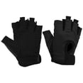 thumbnail image 1 of Uxcell Fishing Gloves Breathable Fingerless Fishing Sun Protection Gloves for Men Women, Black (L Size), 1 of 6