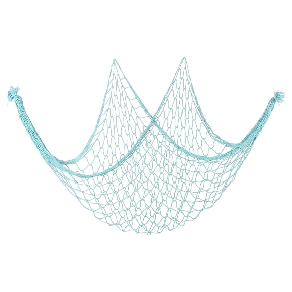 Uxcell Fishing Net Decor, 80" x 40" Fish Net Decor Party Accessory, Blue