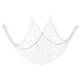 thumbnail image 1 of Uxcell Fishing Net Decor, 80" x 40" Fish Net Decor Party Accessory, White, 1 of 6