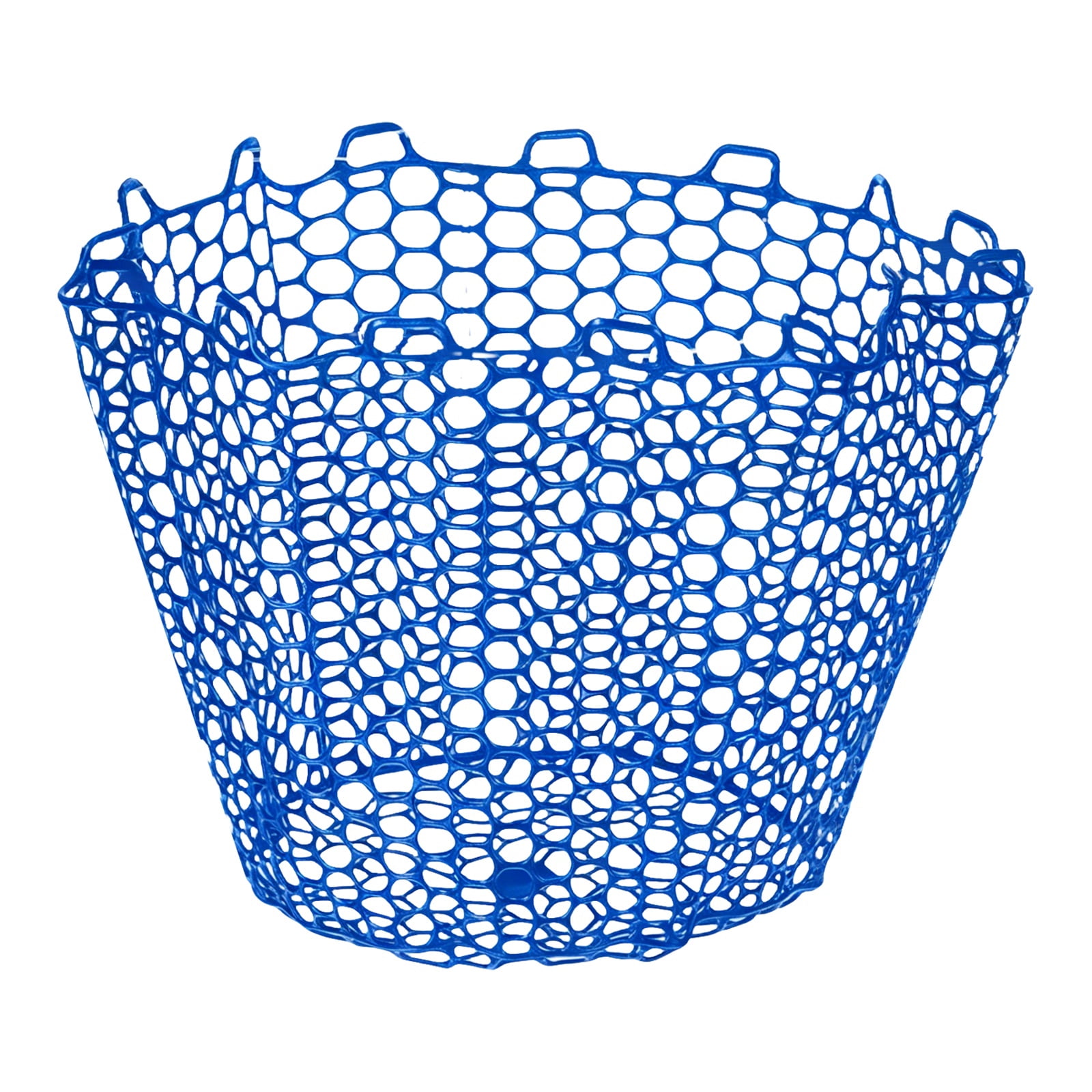 Uxcell Fishing Net Replacement, Foldable Fishing Replacement Netting Silicone Fly Ice Fish Net Landing without Handle Flexible 62x12" & Blue - For (Freshwater/Saltwater Fishing/Trout)