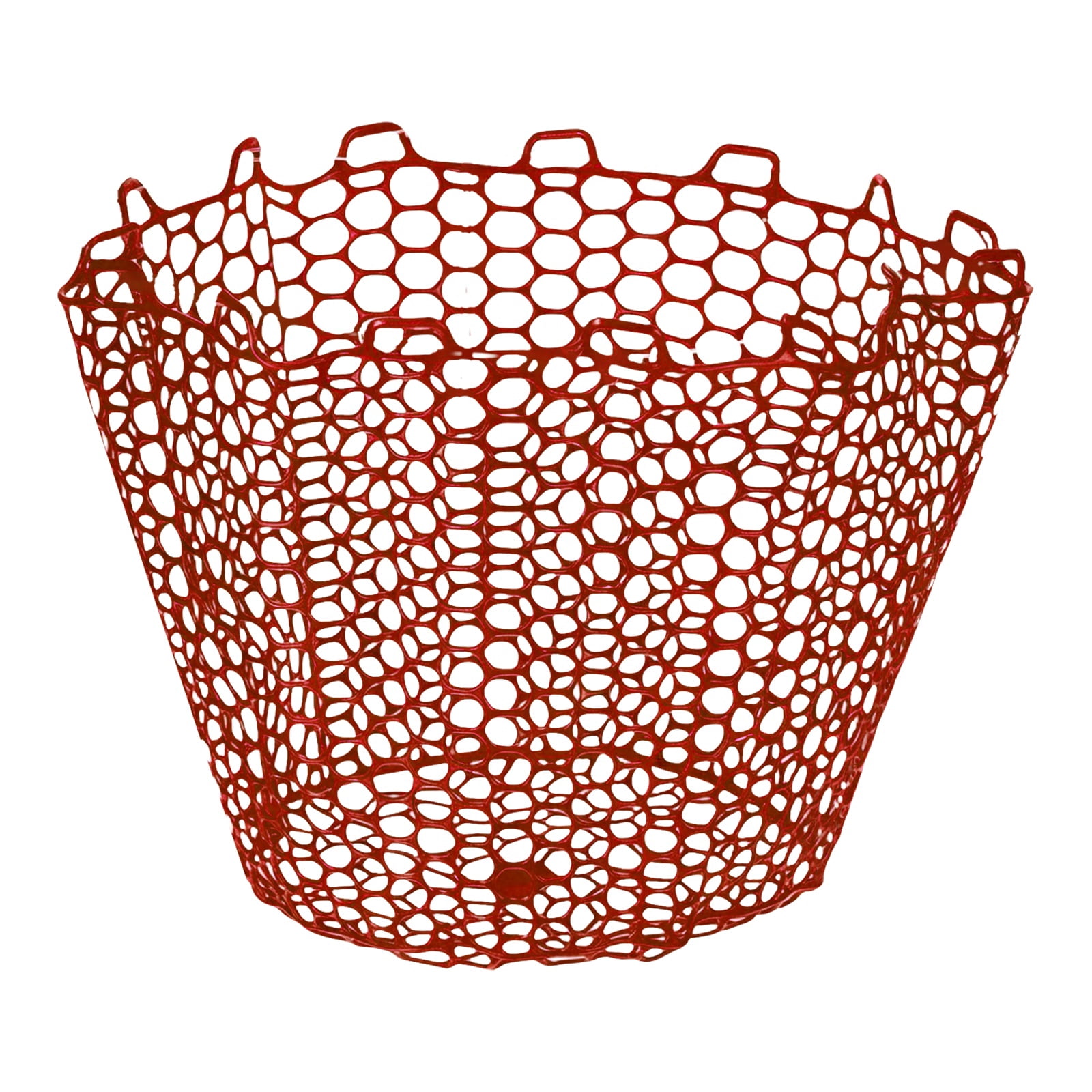 Uxcell Fishing Net Replacement, Foldable Fishing Replacement Netting Silicone Fly Ice Fish Net Landing without Handle Flexible 62x12" & Red - For (Freshwater/Saltwater Fishing/Trout)