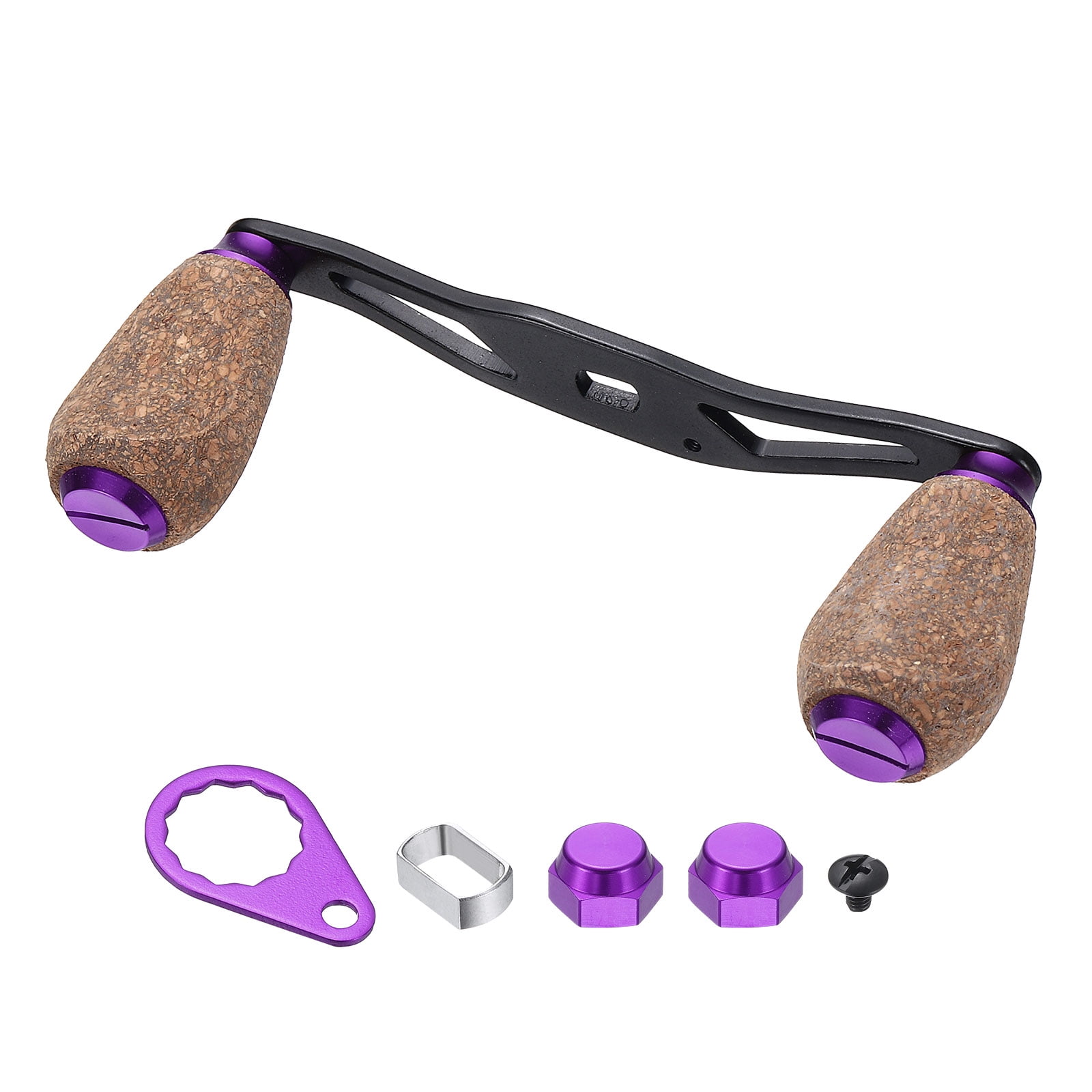 baitcasting reel grips Fishing Handle, Durable Metal Power Handle Replacement with Assembly Parts Reel Knob Grip for Anglers Freshwater Saltwater Fishing : Sports & Outdoors 1 x Fishing reel handle with EVA knob Including 1 x Screw 2 x M8 left and right nuts 1 x gasket Fishing Spinning Reel Grips Baitcaster