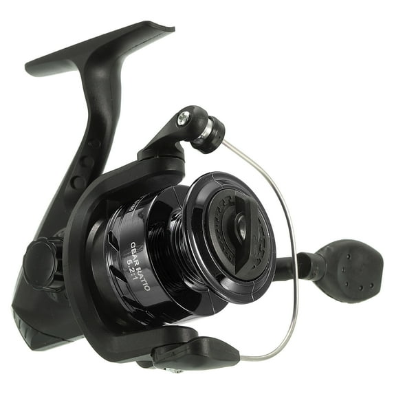 Uxcell Fishing Reel, Ultra Smooth Powerful Fishing Reels Left/Right Interchangeable Handle, Black