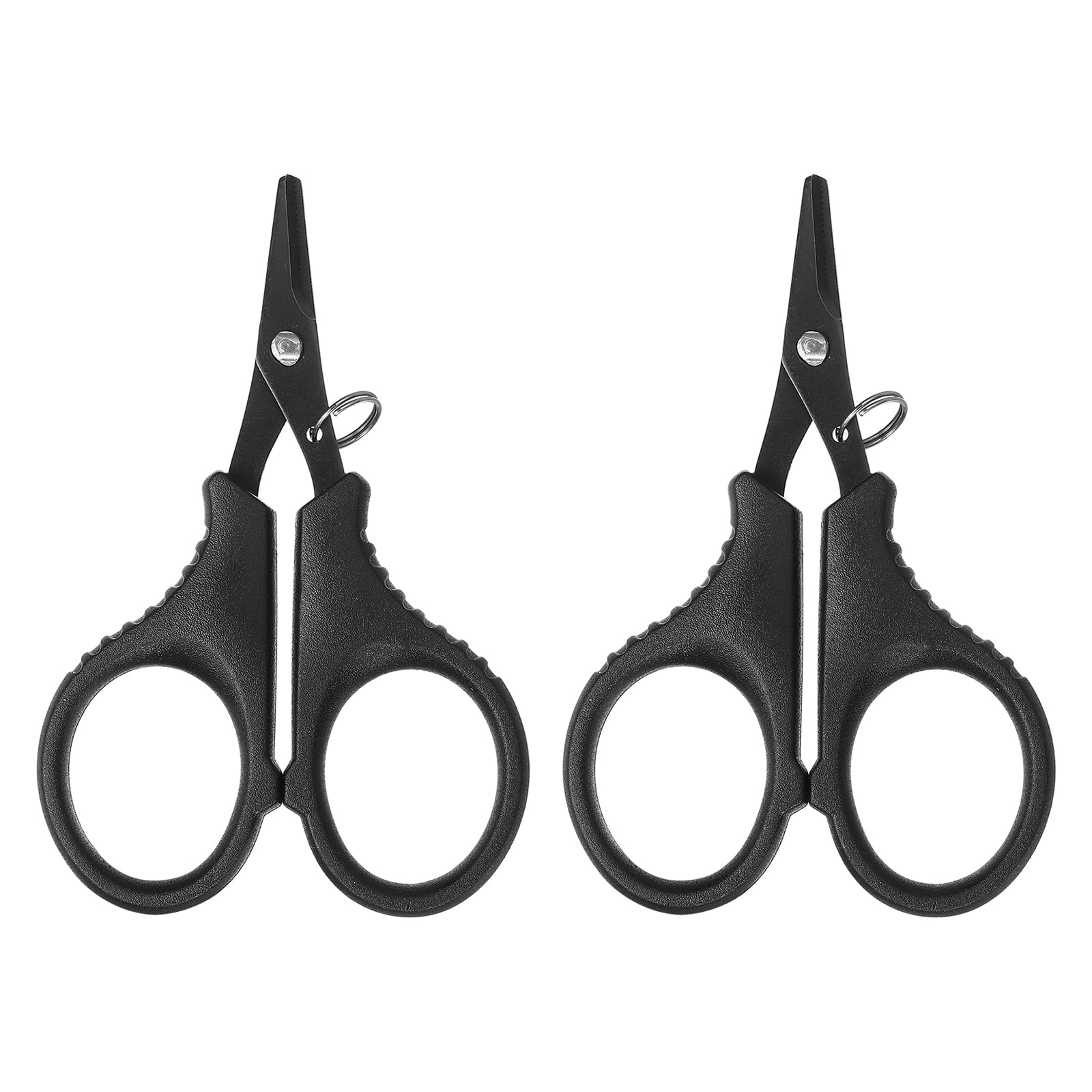 Uxcell Fishing Scissors NonSlip Braided Serrated Edge Scissor with