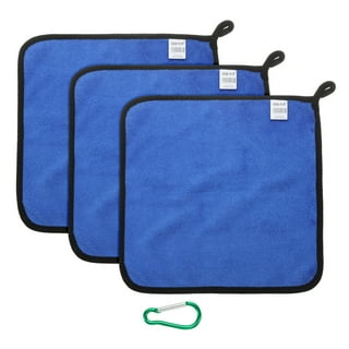 Bait Towel 6 Pack Orange Microfiber, 16x16, Clip