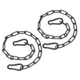 thumbnail image 1 of Uxcell Fitness Chain Porch Hanging Swing Chair Chain Heavy Duty Fitness Extension Kit Black 1/8 x 20", 1 of 7
