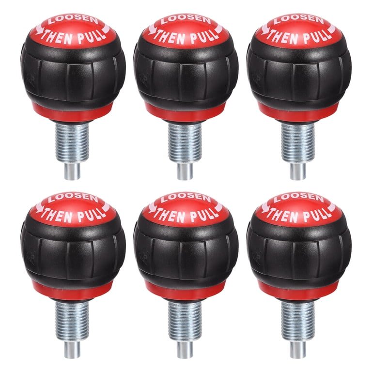 Uxcell M16 Pull Pin Spring Knob For Stationary Bikes & Fitness Equipment - 2 Pack